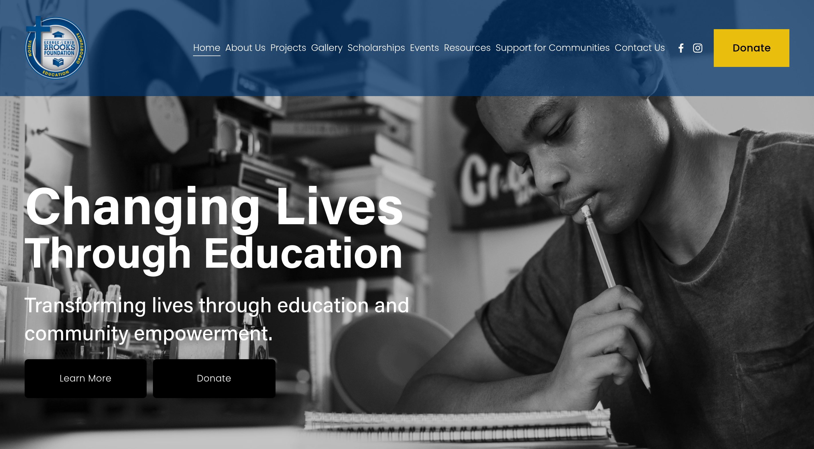 GeBrooks Foundation website preview